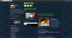 Desktop Screenshot of mathorhealth.blogspot.com
