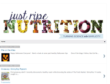 Tablet Screenshot of justripenutrition.blogspot.com