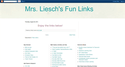 Desktop Screenshot of mrsliesch.blogspot.com