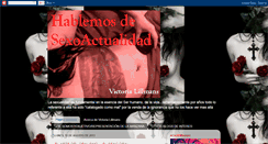 Desktop Screenshot of hablemosdesexoactualidad.blogspot.com