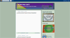 Desktop Screenshot of klinikbimasakti.blogspot.com