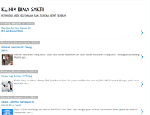 Tablet Screenshot of klinikbimasakti.blogspot.com