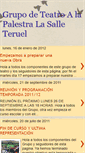 Mobile Screenshot of grupodeteatrolasalleteruel.blogspot.com