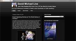 Desktop Screenshot of davidmichaellive.blogspot.com