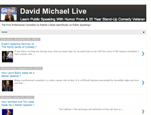 Tablet Screenshot of davidmichaellive.blogspot.com