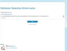 Tablet Screenshot of battlestargalacticaonlinehacks.blogspot.com
