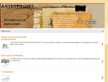 Tablet Screenshot of antropoque.blogspot.com