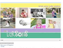 Tablet Screenshot of larsonsinlove.blogspot.com