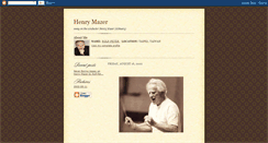 Desktop Screenshot of henry-mazer.blogspot.com