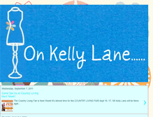 Tablet Screenshot of onkellylane.blogspot.com