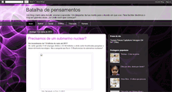 Desktop Screenshot of batalhadepensamentos.blogspot.com