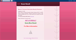 Desktop Screenshot of examresult4u.blogspot.com