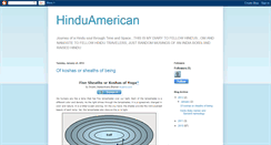 Desktop Screenshot of diaryofamericanhindu.blogspot.com