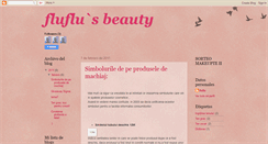 Desktop Screenshot of fluflusbeauty.blogspot.com