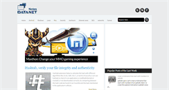 Desktop Screenshot of datanetnotes.blogspot.com