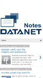 Mobile Screenshot of datanetnotes.blogspot.com