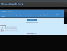 Tablet Screenshot of classic-muscles.blogspot.com