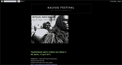 Desktop Screenshot of kalyugfestival.blogspot.com