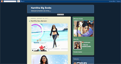 Desktop Screenshot of namitha-big-boobs.blogspot.com