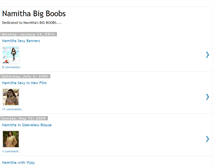Tablet Screenshot of namitha-big-boobs.blogspot.com