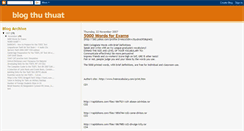 Desktop Screenshot of blogthuthuat.blogspot.com