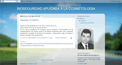 Desktop Screenshot of bioseguridadaplicadaalacosmetologia.blogspot.com