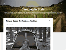 Tablet Screenshot of campinginstyle.blogspot.com
