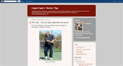 Desktop Screenshot of coachsamstennistips.blogspot.com