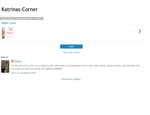 Tablet Screenshot of katrinas-corner.blogspot.com