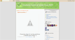 Desktop Screenshot of controldecalidadreus.blogspot.com