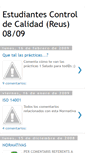 Mobile Screenshot of controldecalidadreus.blogspot.com