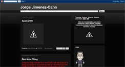 Desktop Screenshot of jorgejimenezcano.blogspot.com