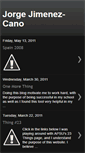 Mobile Screenshot of jorgejimenezcano.blogspot.com
