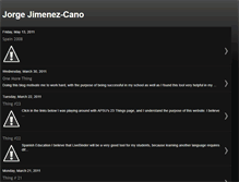 Tablet Screenshot of jorgejimenezcano.blogspot.com