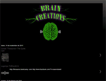 Tablet Screenshot of braincreations.blogspot.com