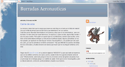 Desktop Screenshot of burradasaeronauticas.blogspot.com