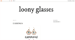 Desktop Screenshot of loony-glasses.blogspot.com