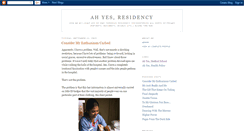 Desktop Screenshot of ahyesresidency.blogspot.com