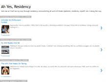 Tablet Screenshot of ahyesresidency.blogspot.com