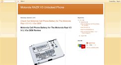 Desktop Screenshot of motorolarazrv3.blogspot.com