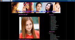 Desktop Screenshot of koreanglamourgirls.blogspot.com