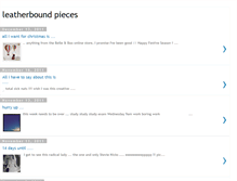 Tablet Screenshot of leatherboundpieces.blogspot.com