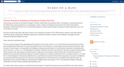 Desktop Screenshot of nukesonablog.blogspot.com