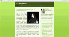 Desktop Screenshot of hayatsindi.blogspot.com