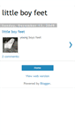 Mobile Screenshot of littleboyfeet.blogspot.com