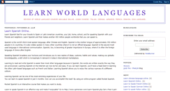 Desktop Screenshot of learnworldlanguages.blogspot.com