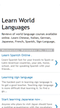 Mobile Screenshot of learnworldlanguages.blogspot.com
