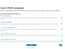 Tablet Screenshot of learnworldlanguages.blogspot.com
