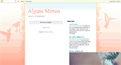 Desktop Screenshot of algunsmimos.blogspot.com