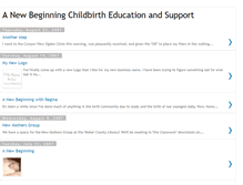 Tablet Screenshot of anewbeginning-regina.blogspot.com